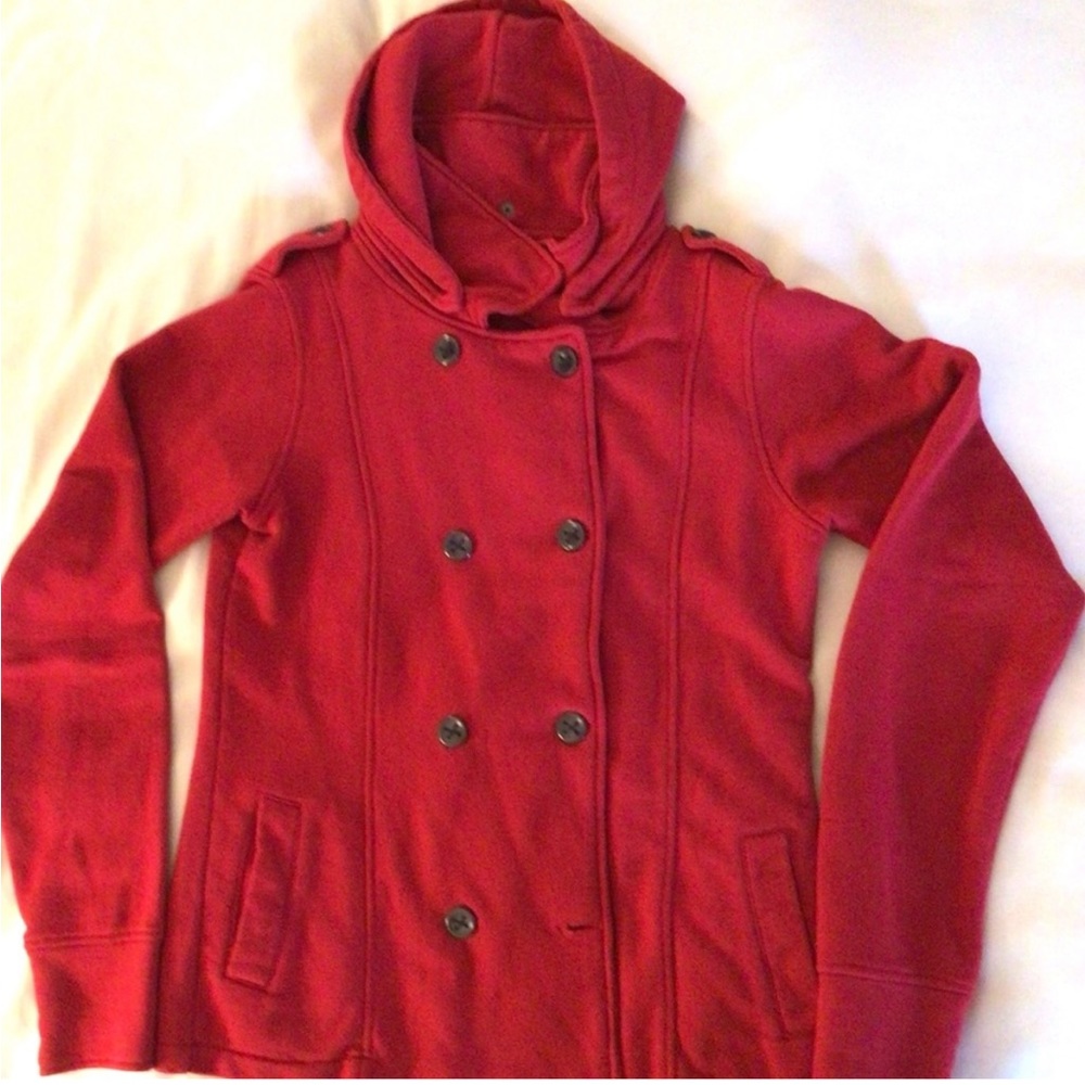 Gorgeous New Independent Trading Premium Textured Fleece Pea Charcoal Coat, XL